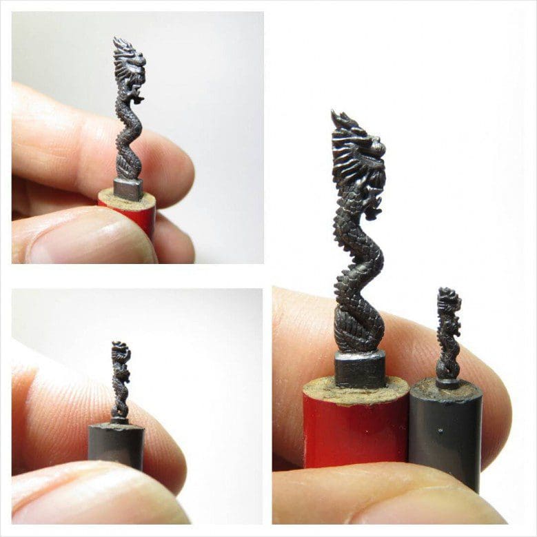 Fantastic Pencil Sculptures by Chien Chu Lee.