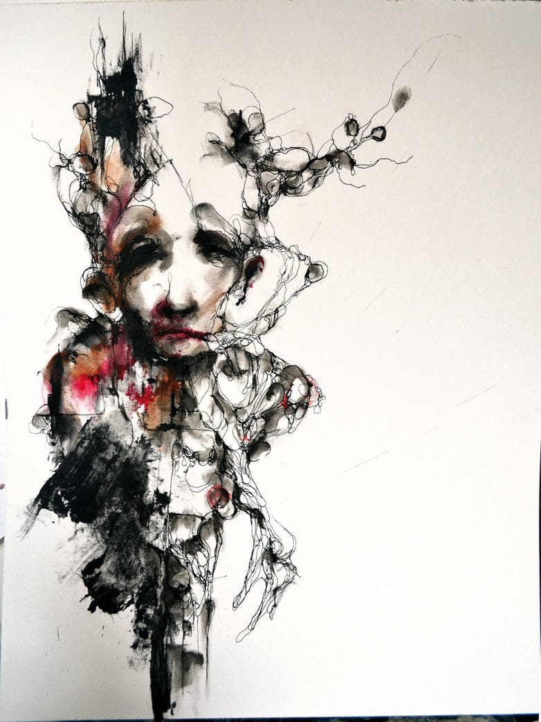 Incredible Mixed Media Surreal Portraits by Eric Lacombe